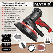 MATRIX DWS 1280-2 Trockenbauschleifer Wandschleifer Tellerschleifer *2.WAHL*
