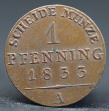1833 A 1 Pfenning - Friedrich