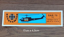 Sticker Aufkleber SAR 75 Ulm
