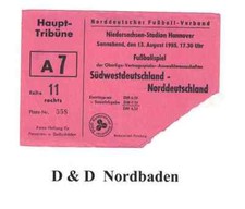 Ticket / Eintrittskarte 1955