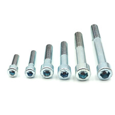 M3-M4 Zylinderschrauben DIN 912 galv. verzinkt 8.8 Innensechskant Zylinderkopf