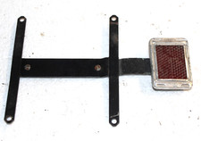 MZ TS ETS 125 150 Kennzeichen Halter mit Baldauf Reflektor - original DDR