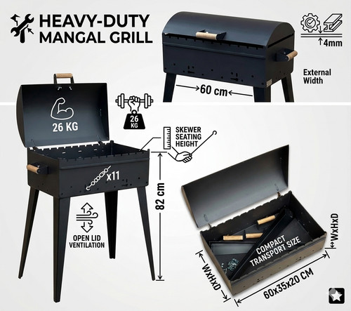 60x35x20cm 4mm mangal - xl,