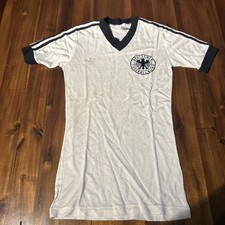 Vintage Deutschland Trikot Adidas Vintage 80er Gr. S XS weiß 