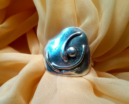 Künstler ring silber - künstler-,