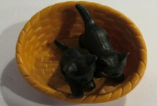 playmobil© Katze Katzen Körbchen Korb aus 4145 Mitnehm-Puppenhaus 