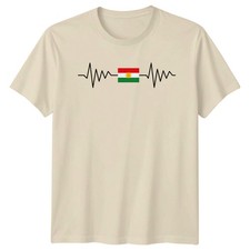 Kurdistan Flagge Herzschlag