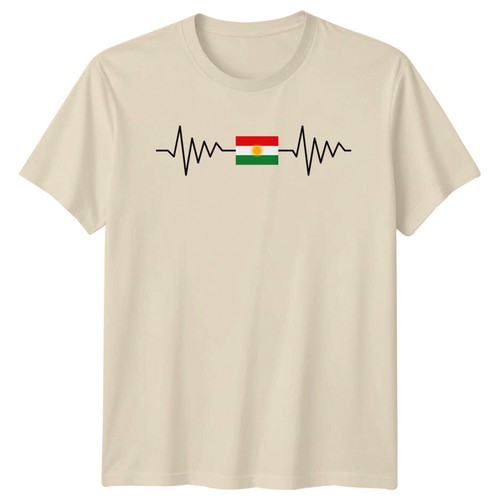 Kurdistan flagge herzschlag - kurdistan,