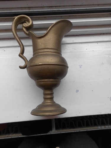 Messing amphore henkel vase - amphore,