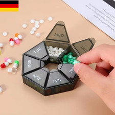 7 Tage Tablettenbox Fächer 2x