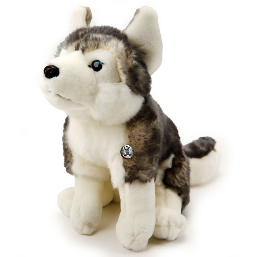 Husky kuscheltier hund sitzend - husky,