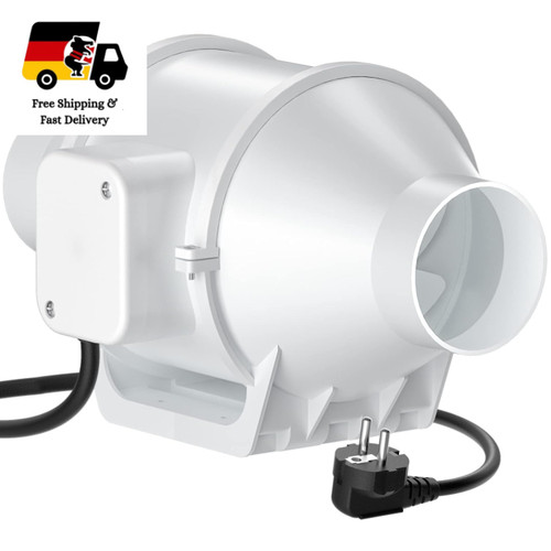 Power rohrventilator 75mm - hg,