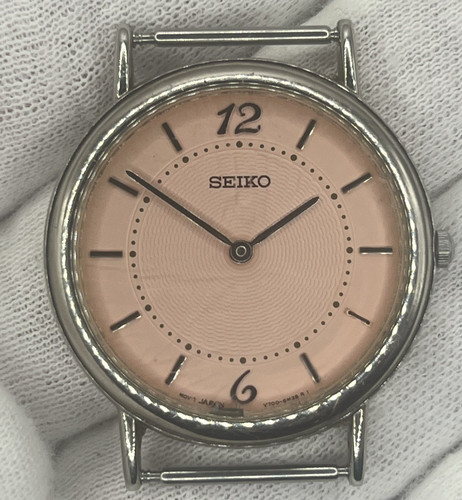 Seiko quarz salmon dial - seiko,