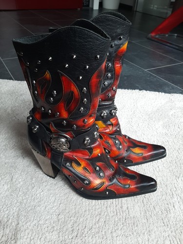 New rock stiefel mit - new,
