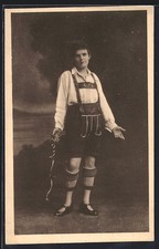 AK Mariandl als armer Teufel, Stanzl´s Original Dachauer-Bauernkapelle aus Münc 