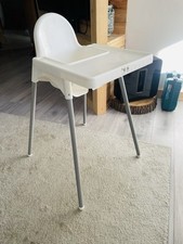 IKEA Antilop Kinderhochstuhl mit Tablett - Weiss