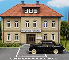 Wiking Mercedes MB 180 Ponton Grill schmal schwarz 1959-64 TOP-Zustand