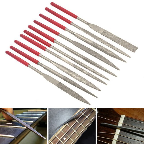10x gitarren sattelfeile - 10x,