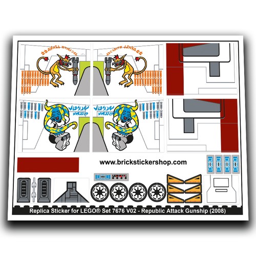 Replacement sticker for set - sticker,