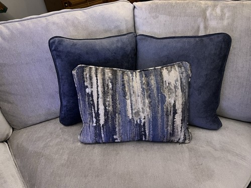 Ecksuite blaue chenille - 4, 3