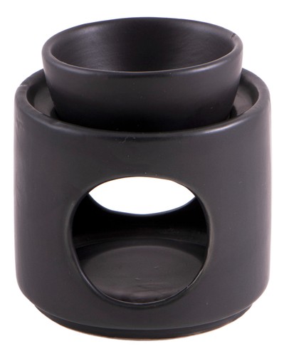 Aromalampe schwarz keramik - aromalampe,