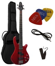 E-Bass, JB10 in rot von