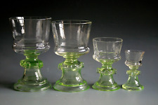 VIER ANTIKE GALLE GLÄSER