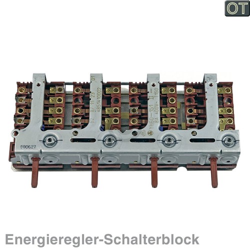 Kochplattenschalterblock