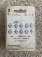 OOP Ultramarines Praetorian Heads 40k Space Marines Horus Heresy Forge World