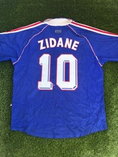 Frankreich France Trikot WM 1998 Nr. 10 Zinédine Zidane Gr. XL