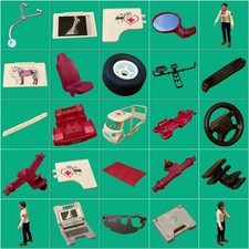 Schleich 42370 Mobile Tierärztin Transporter Ersatzteile Zubehör z.Auswählen S19