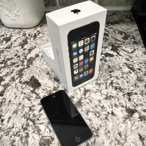 Apple iphone gray black 8mp - 5s, gray/black