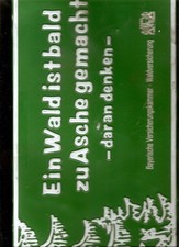 verk schönes Schild Metallschild Blechschild Bayerische Versicherungskammer Wald