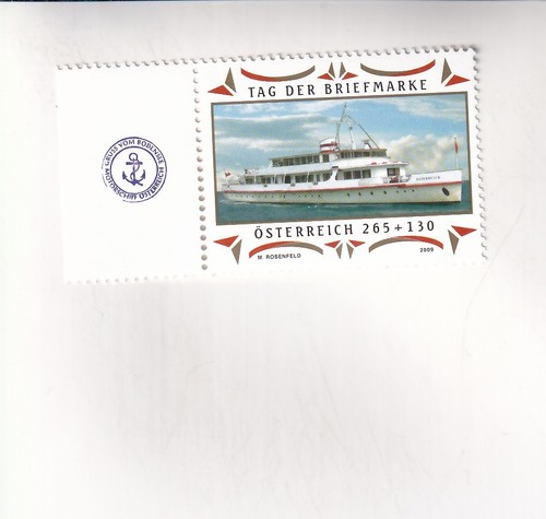 Briefmarke österreich schiff - briefmarke,