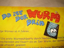 Ersatzteil für Da ist der Wurm drin - 1 Wurm Wurmkopf blau