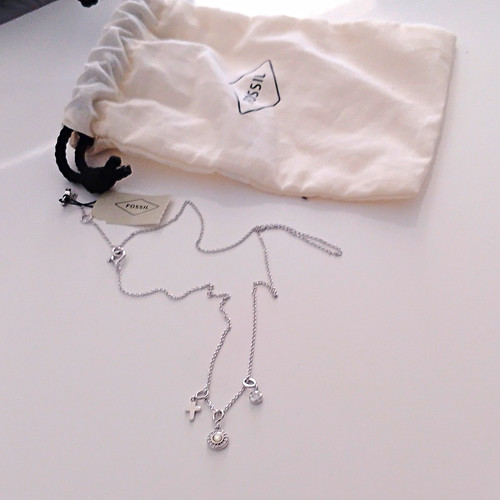 Fossil little charms halskette - little,