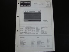 Original Service Manual Schaltplan  ITT Schaub Lorenz Golf Europa 102