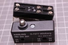 Microschalter Nr84 Kissling PB1 041 301 2 Wechsler  250V 10A  50x18 H28mm 1Stück
