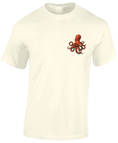 Octopus herren shirt navy - octopus,