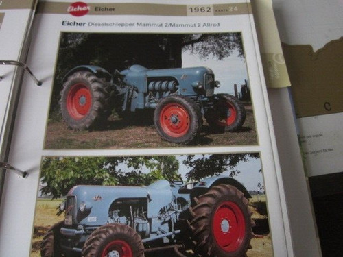 Traktor eicher diesel mammut - eicher,