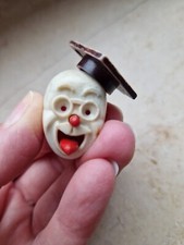 ULTRASELTEN! Kopf, Zunge raus, Rummel, Tombola, Clown,  Grimasse