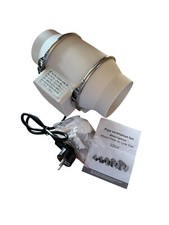 Rohrlüfter Rohrventilator-Abluft Lüfter Ventilator Leise Ø100mm Kanal