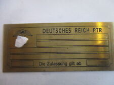 Schild JMO Looping Deutsches Reich PTR Flipper pinball Spiel Automat S35