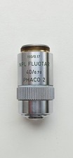 Leitz Wetzlar Mikroskop Phase Contrast Objektiv NPL FLUOTAR 40/0.70 160/0.17