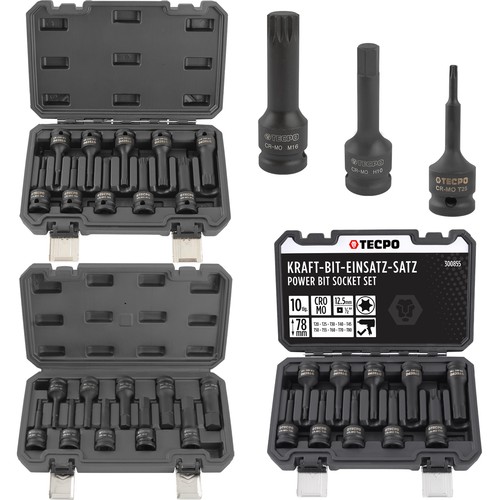 Tecpo steckschlüssel satz - 3x,