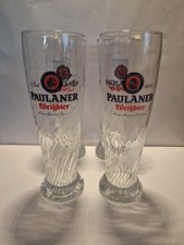 4 x Paulaner Wellen Schliff