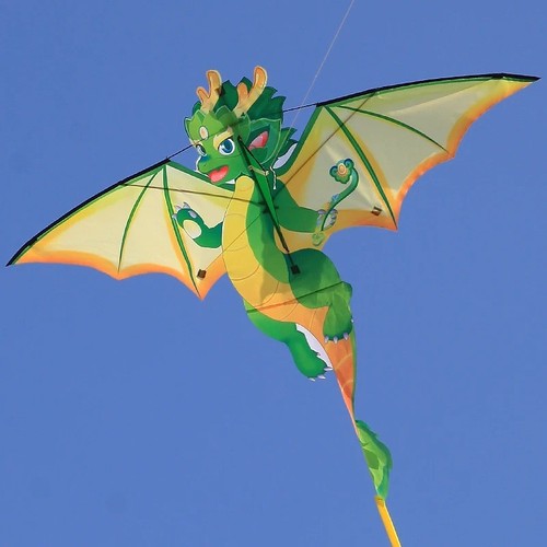 Grüner drachen groß - groß, outdoor