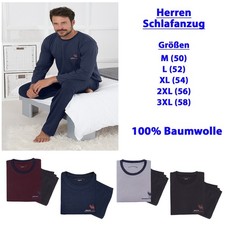 Herren Pyjama Schlafanzug