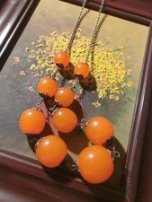 Art Deco Bernstein Collier mit