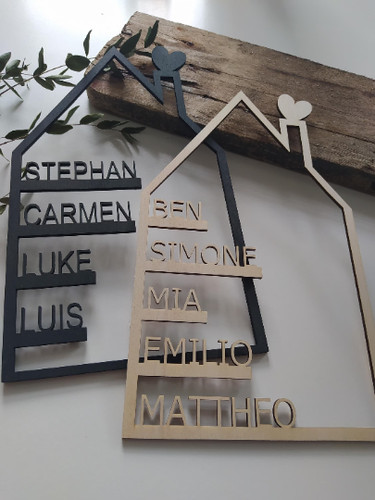 Holzhaus personalisiert - , |